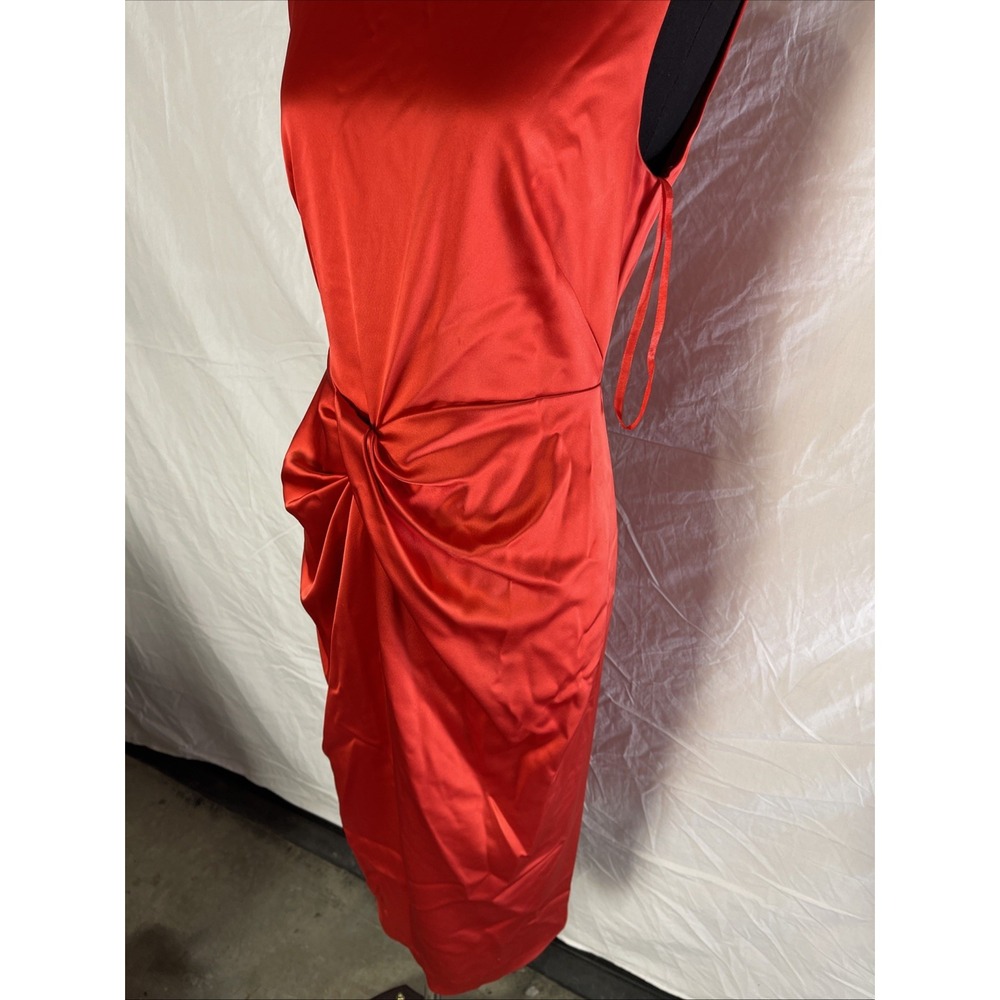 Donna Karan Women Sleeveless Red Dress Size 2 - Picture 12 of 16